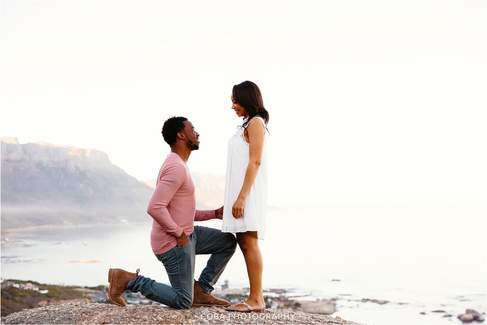 Sunrise Proposal in Cape Town | Coba Photography
