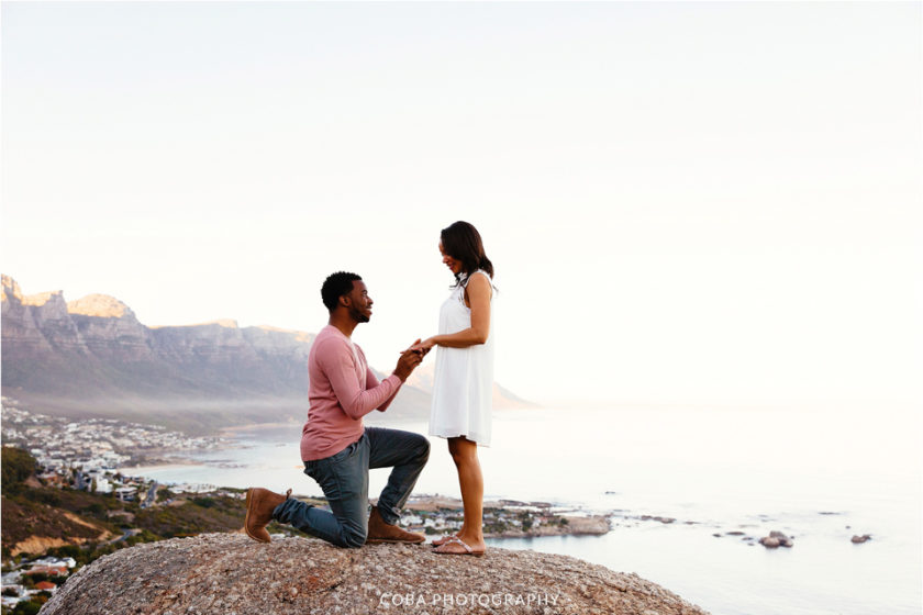 Sunrise Proposal in Cape Town | Coba Photography