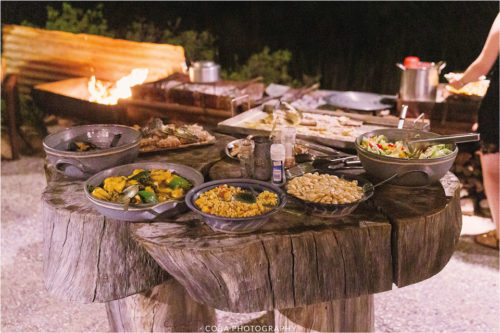 wedding menu at bosduifklip