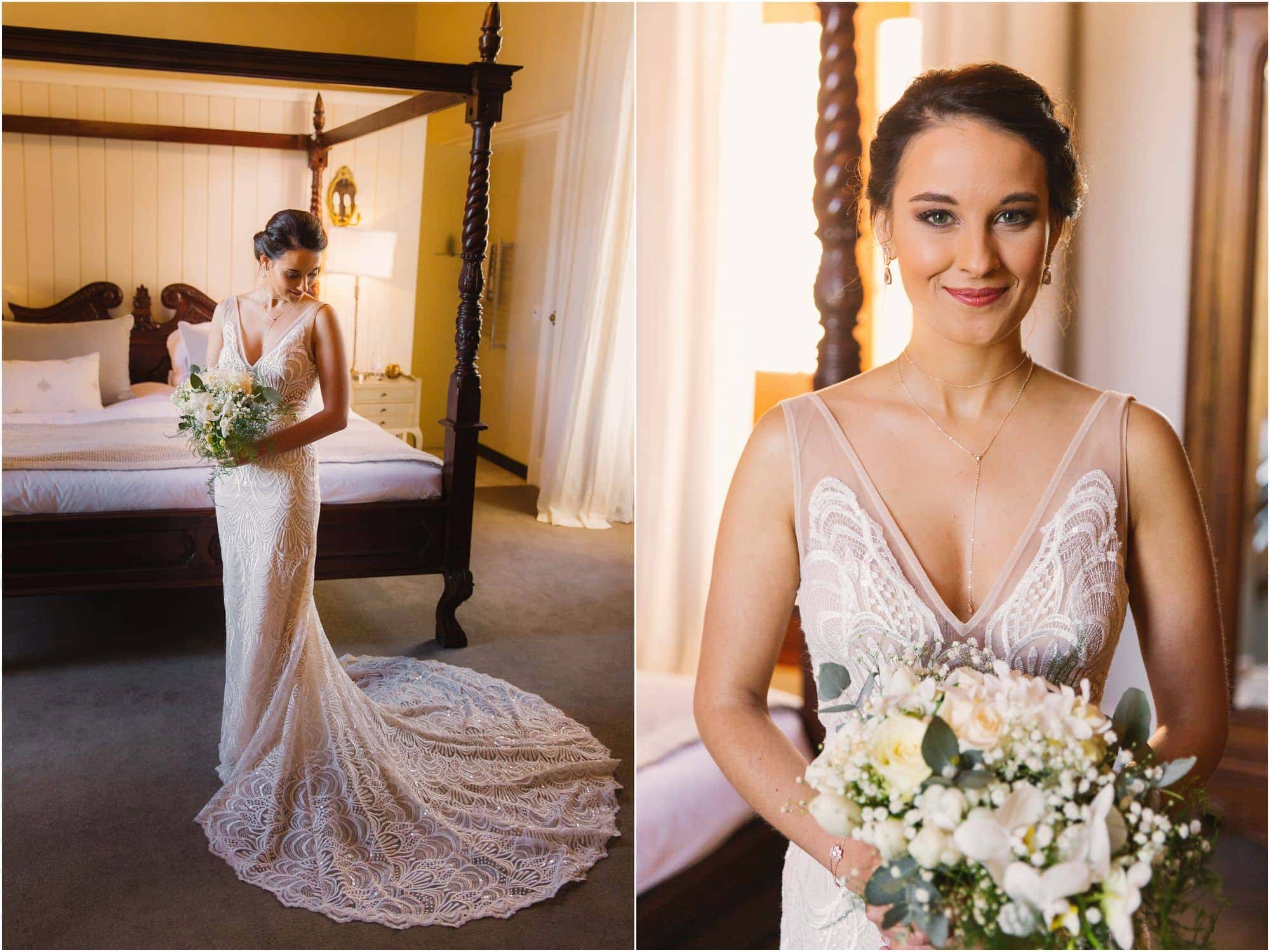 bride in the wedding boutique dress