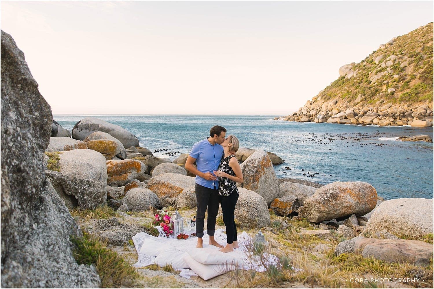 beach proposal in cape town