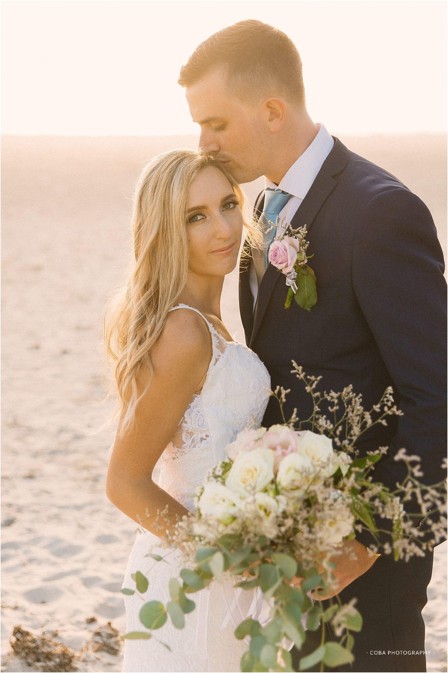 monkey valley wedding couple on the beach