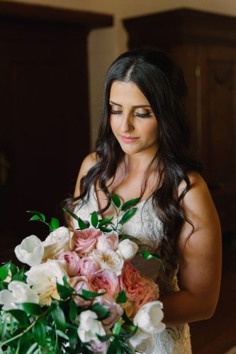 loose curls bridal hairstlye