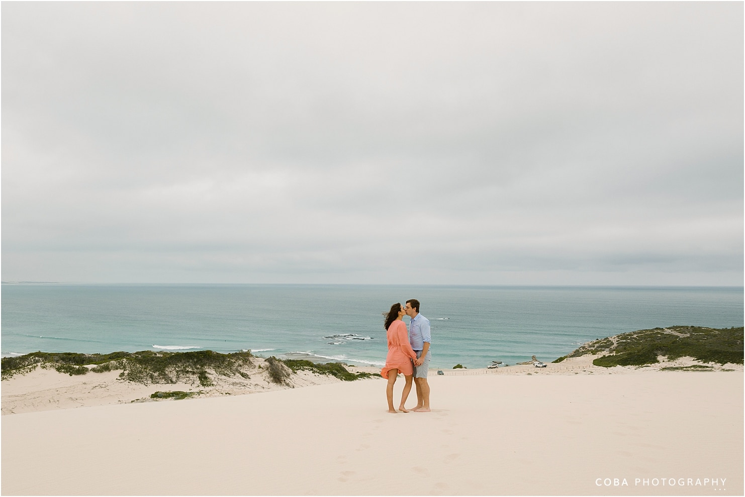 arniston waenhuiskrans couple shoot on sand dunes