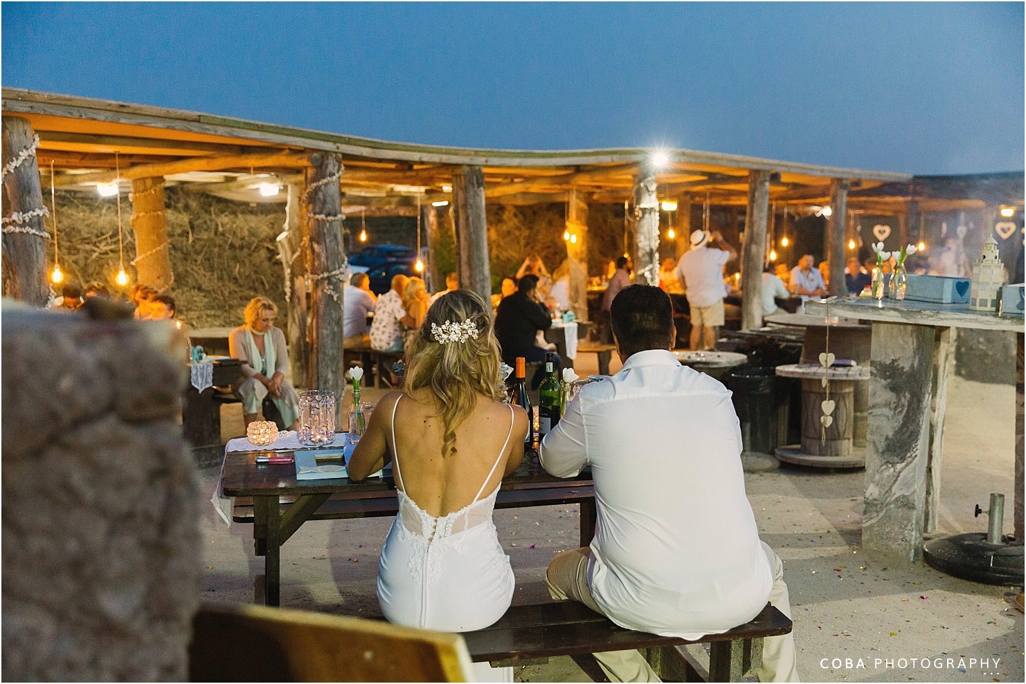 wedding at muisbosskerm lambertsbay - the wedding reception