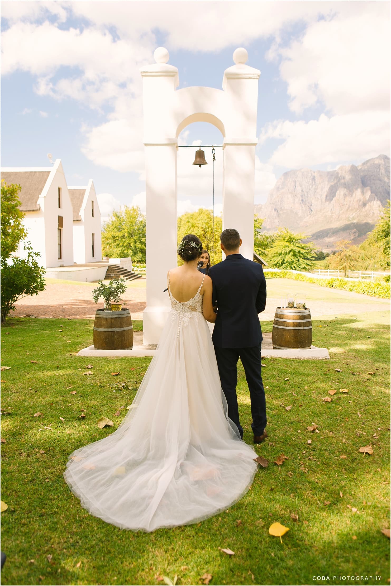 wedding at zorgvliet - the ceremony