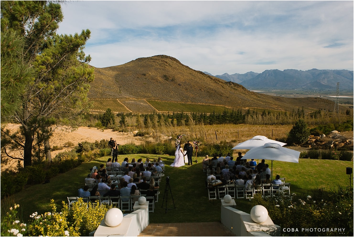 wedding ceremony at bergland worcester wedding