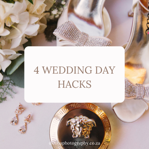 4 wedding day hacks