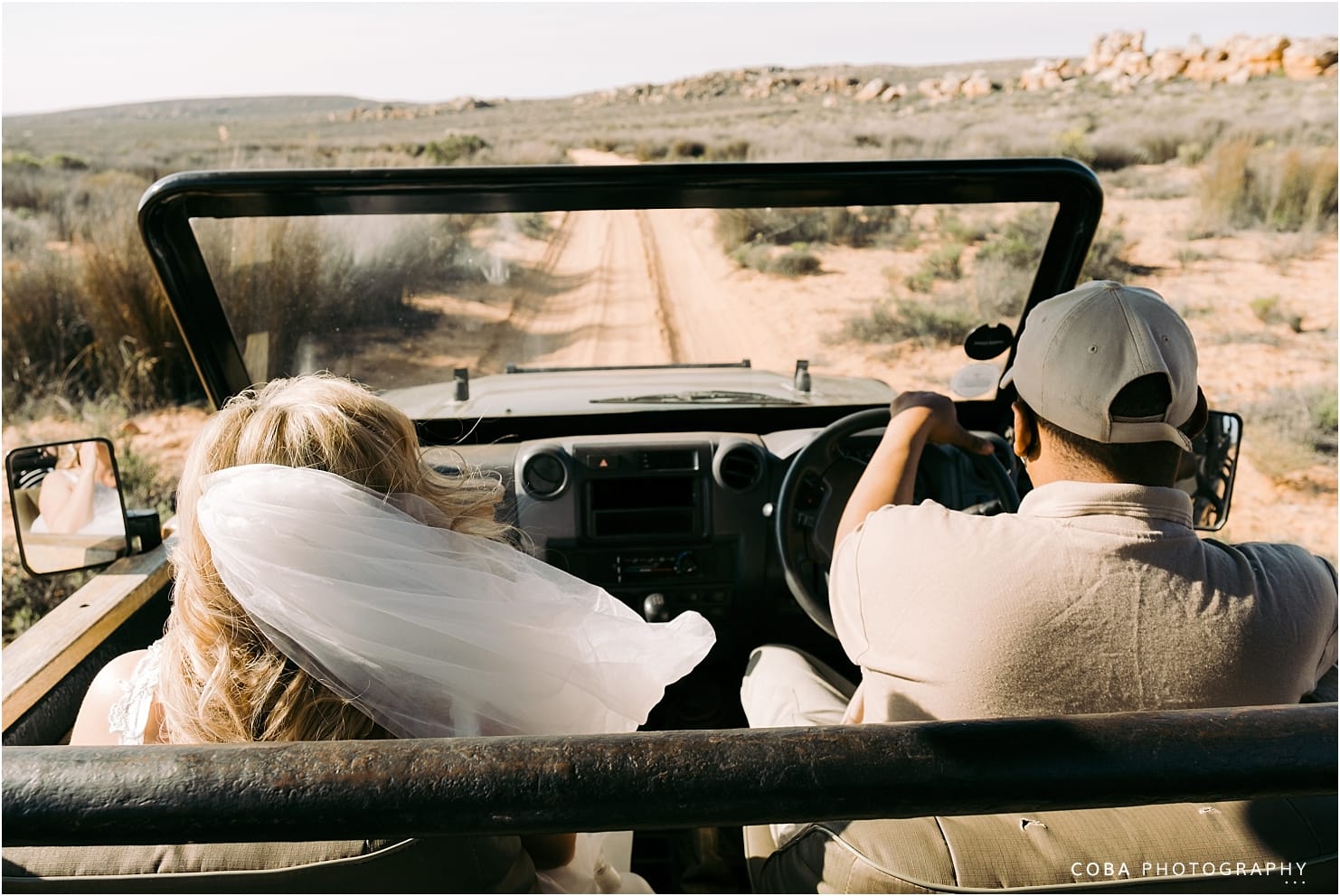 kagga kamma wedding - bride on her way to ceremony