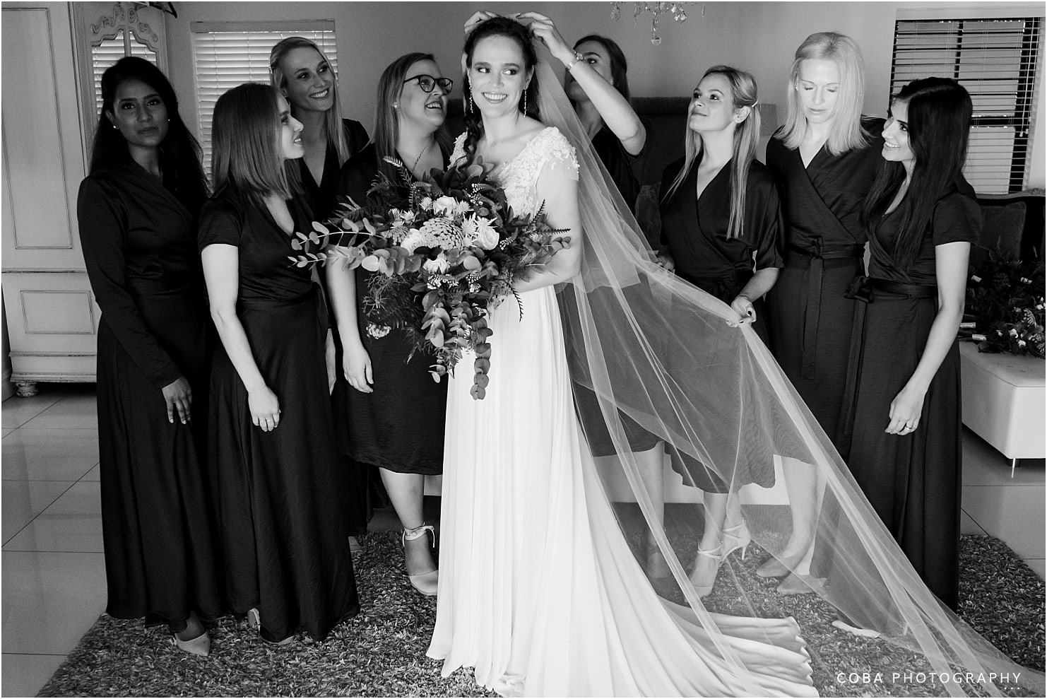 brenaissance wedding - bride getting ready