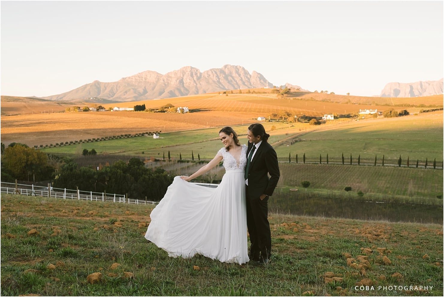 brenaissance wedding - bridal couple