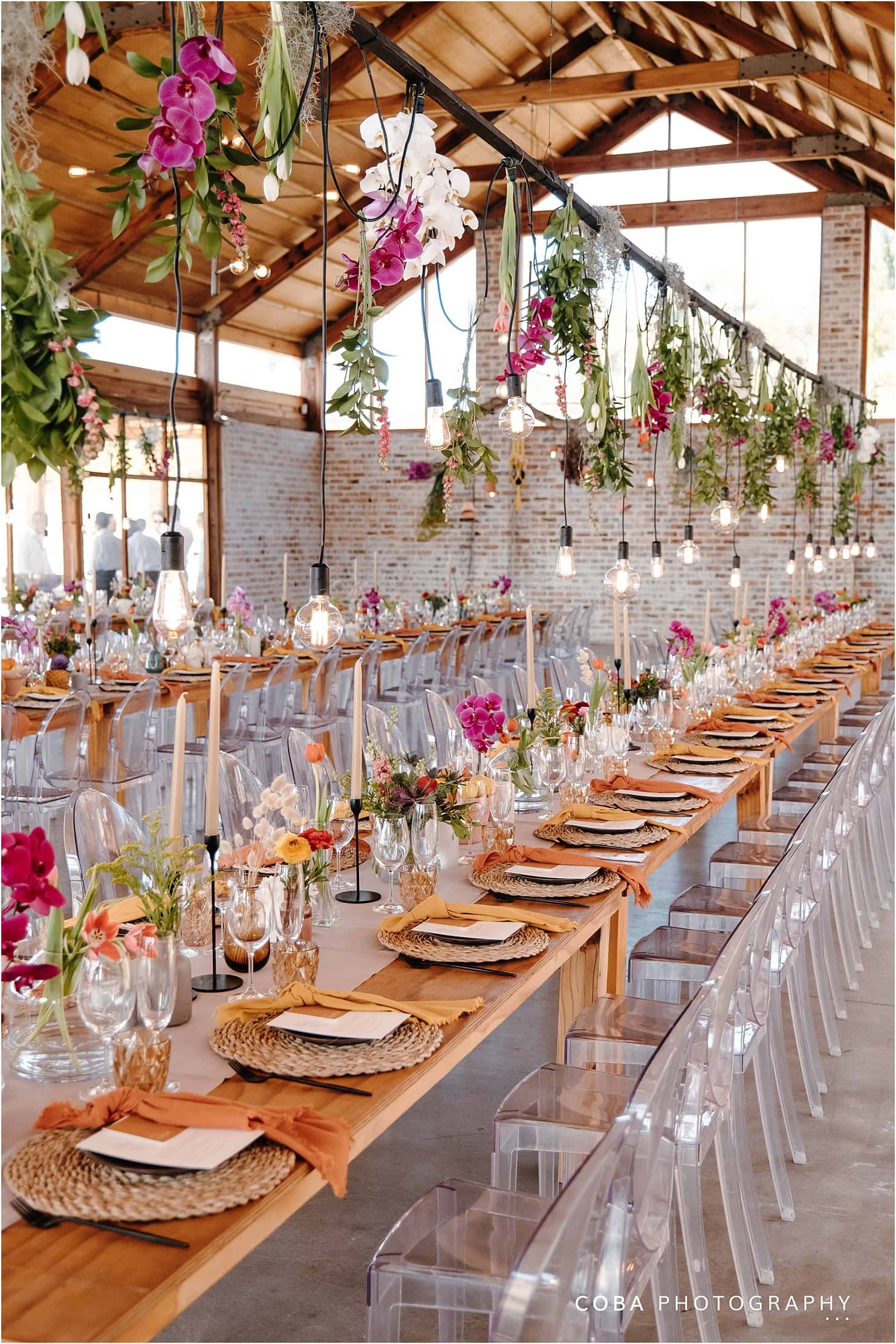 the one heaven and earth wedding - brin and kath - colorful wedding decor