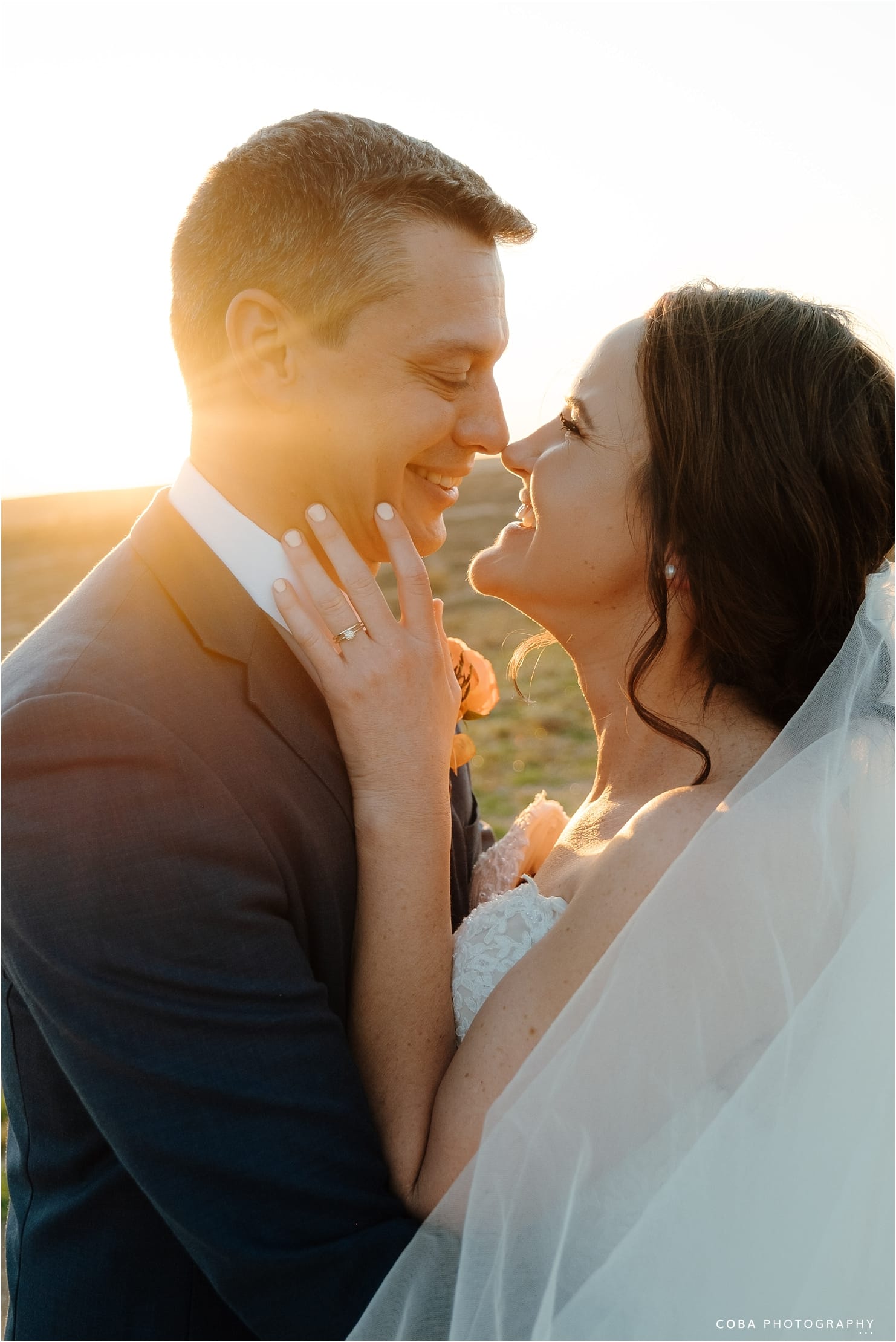 letsatsi lodge wedding vanrhynsdorp - wedding couple photos at sunset