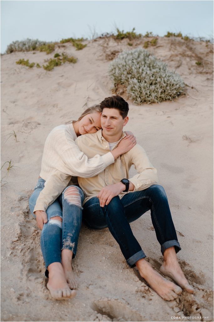 beach couple shoot cape town