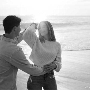 cape town beach couple shoot