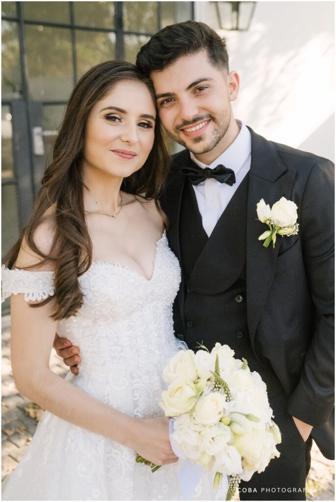 loch lynne wedding durbanville bride and groom portrait