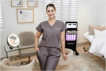 esthetician branding photos cape town dermal collection