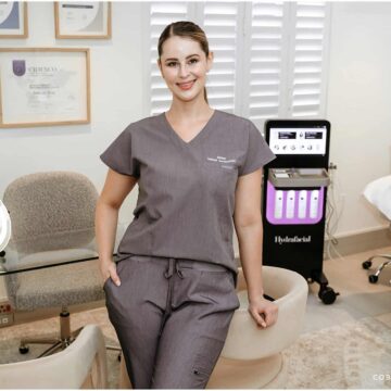 esthetician branding photos cape town dermal collection