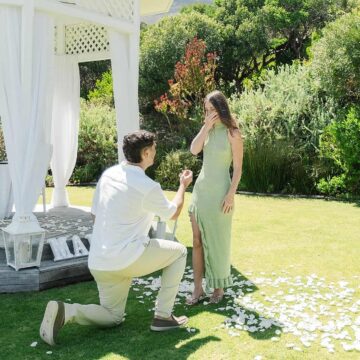 Emotional Picnic Proposal at 12 Apostles Hotel captured by Coba Photography